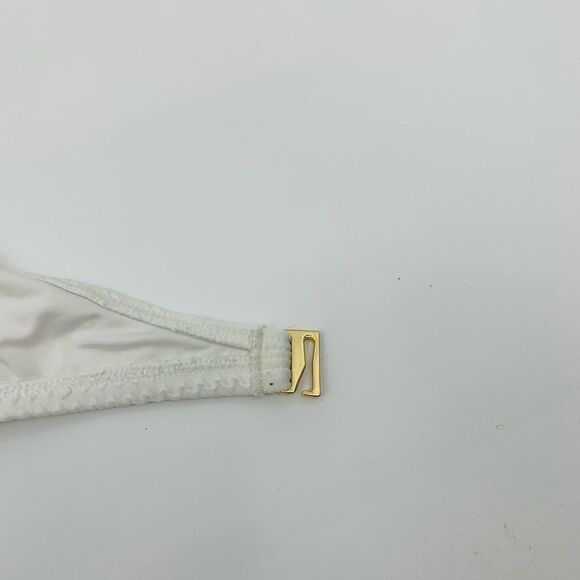 Kate spade | White Textured Bikini halter Top | size XS - Picture 5 of 5